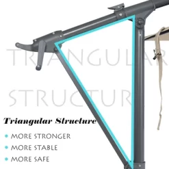 Aoodor 9.64FT Offset Hanging Umbrella Aluminum Cantilever Umbrella
