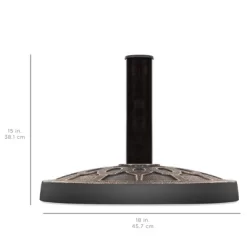 Best Choice Products 18in Round Heavy-Duty Steel Patio Umbrella Base Stand W/ Rust-Resistant Finish - Bronze 11 Best Choice Products 18in Round Heavy-Duty Steel Patio Umbrella Base Stand W/ Rust-Resistant Finish - Bronze -Outdoor Decoration Store GUEST 013b6bb7 b6a2 487e b96d 2d465fefa351