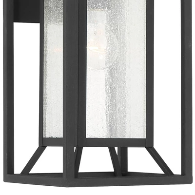 Minka Lavery Modern Outdoor Wall Light Fixture Sand Coal 16 1/2" Clear Seeded Glass For Post Exterior Barn Deck House Porch Patio 5 Minka Lavery Modern Outdoor Wall Light Fixture Sand Coal 16 1/2" Clear Seeded Glass For Post Exterior Barn Deck House Porch Patio - Image 3