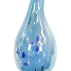 Pearlized Glass Solar Flame Stake Light Light Blue - Exhart -Outdoor Decoration Store GUEST 03b19e26 b80b 4913 8ca7 3c7349efcf60