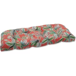 44" X 19" Outdoor/Indoor Wicker Loveseat Cushion Sunny Daze - Pillow Perfect -Outdoor Decoration Store GUEST 04530330 2010 46d6 bd2f 8bc413db344b