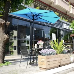 Half Round Patio Umbrella With Easy Crank – Compact 9ft Semicircle Outdoor Shade Canopy For Balcony, Porch, Or Deck By Nature Spring (Blue) 13 Half Round Patio Umbrella With Easy Crank – Compact 9ft Semicircle Outdoor Shade Canopy For Balcony, Porch, Or Deck By Nature Spring (Blue) -Outdoor Decoration Store GUEST 04541b6f a535 4f30 82a9 e570f7430ce8