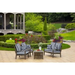 Arden Selections 16" X 16" Outdoor Decorative Throw Pillow Sapphire Ashland Jacobean -Outdoor Decoration Store GUEST 04a7e1bc b879 4537 9440 aff0896dc407