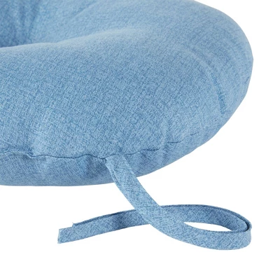 Kensington Gardens 2pc Transitional Outdoor Bistro Seat Cushions 4 Kensington Gardens 2pc Transitional Outdoor Bistro Seat Cushions - Image 2