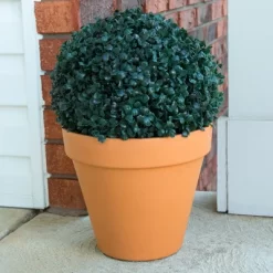 Solar Powered LED Faux Topiary Ball Pair Set Of 2 Pre-lit Artificial Boxwood Balls With Rechargeable Battery Outdoor Greenery Decor By Pure Garden -Outdoor Decoration Store GUEST 093ec624 0c67 4c89 8daa 279a7bdb858d