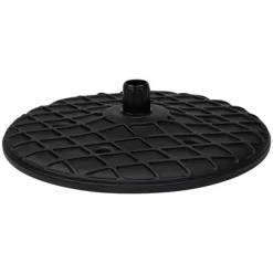 Northlight 19.75" Black Outdoor Umbrella Table Tray -Outdoor Decoration Store GUEST 0995653d 0299 4117 ae89 c82159139eef