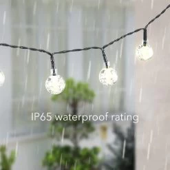 Dartwood 39 Ft Solar Crystal Ball String Lights - Solar Outdoor Lights - LED Light Bulbs For Your Home, Yard, Or Garden (4 Pack) 11 Dartwood 39 Ft Solar Crystal Ball String Lights - Solar Outdoor Lights - LED Light Bulbs For Your Home, Yard, Or Garden (4 Pack) -Outdoor Decoration Store GUEST 0b08139d 0536 4fc8 862d 01a83e2fcbab