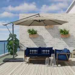 Aoodor 9.64FT Offset Hanging Umbrella Aluminum Cantilever Umbrella -Outdoor Decoration Store GUEST 0d55e009 86fb 4bab ad53 aa84c56e3497