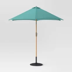 9'x9' Market Patio Umbrella - Light Wood Pole - Threshold™ -Outdoor Decoration Store GUEST 0d7920cf fc5f 4dad a993 553b51c3c213