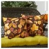 Set Of 2 Timberland Floral Outdoor Square Throw Pillows - Kensington Garden -Outdoor Decoration Store GUEST 0e075688 76fc 434d 8bde a2aacbb1489b