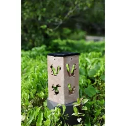 Techko Maid LED Solar 10.8" Portable Squirrel Cut Out Decorative Outdoor Lantern Clear -Outdoor Decoration Store GUEST 0fa911b2 fe47 4b0b a012 18d796dbce4c