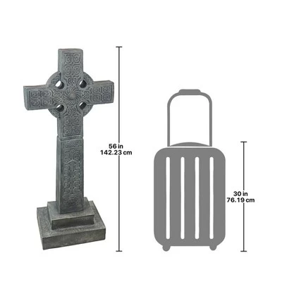 Design Toscano Full-Size Chisholm Highland Celtic Cross Statue 8 Design Toscano Full-Size Chisholm Highland Celtic Cross Statue - Image 6