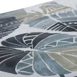 2pc 18.5"x15.5" Outdoor/Indoor Rounded Chair Pad Hixon Stone Black - Pillow Perfect -Outdoor Decoration Store GUEST 11d10315 6a10 49aa b38f 384516e37aa9