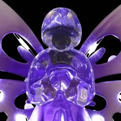 33.85" Acrylic Solar Angel Stake Purple - Exhart -Outdoor Decoration Store GUEST 11e46e29 d9ed 49fb 8824 978ecd8dfbbc