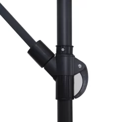 10' X 10' Cantilever Patio Hanging Umbrella With Crank And Cross Base Red - Wellfor -Outdoor Decoration Store GUEST 11e4799a 72f9 41c5 ac92 082202e8b260