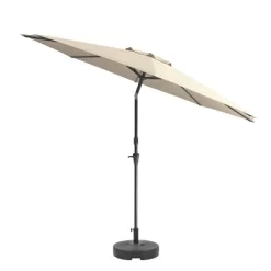 10' UV And Wind Resistant Tilting Market Patio Umbrella With Base - CorLiving 20 10' UV And Wind Resistant Tilting Market Patio Umbrella With Base - CorLiving -Outdoor Decoration Store GUEST 128a2335 f693 4432 934d a67c8ae6ed3b