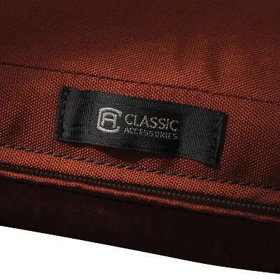 48" X 18" X 3" Ravenna Water-Resistant Patio Bench/Settee Cushion Spice - Classic Accessories 9 48" X 18" X 3" Ravenna Water-Resistant Patio Bench/Settee Cushion Spice - Classic Accessories - Image 7