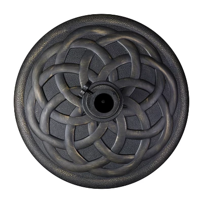 Emma And Oliver Universal Cement Patio Umbrella Base - Weatherproof - 19.25" Diameter 7 Emma And Oliver Universal Cement Patio Umbrella Base - Weatherproof - 19.25" Diameter - Image 5