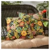 Set Of 2 Jungle Floral Outdoor Square Throw Pillows - Kensington Garden -Outdoor Decoration Store GUEST 1434c092 849b 4922 bf2f 97fd39bdcfc5