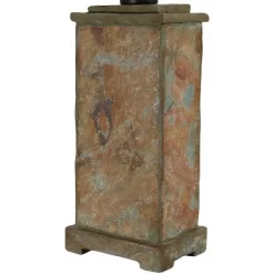 Sunnydaze Decor Sunnydaze Contemporary Natural Slate And Fabric Cream Shade Indoor/Outdoor Weather-Resistant Table Lamp -Outdoor Decoration Store GUEST 15cec5cd 29fe 4479 a023 2602a119fb51