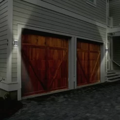 LED Solar Dual Direction Outdoor Wall Light With Amber/White Light - Techko Maid -Outdoor Decoration Store GUEST 17e793ba 6c83 4990 8dc9 1c761d4e2a19