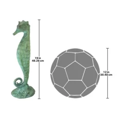 Design Toscano Seahorse Bronze Garden Statue -Outdoor Decoration Store GUEST 17efa84b cac6 45fe 958f 3024de873669