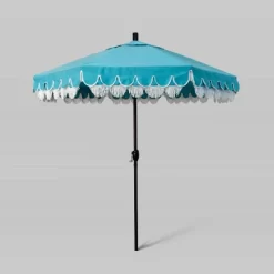 7.5' Sunbrella Scallop Base Fringe Market Patio Umbrella With Push Button Tilt - Bronze Pole - California Umbrella 10 7.5' Sunbrella Scallop Base Fringe Market Patio Umbrella With Push Button Tilt - Bronze Pole - California Umbrella -Outdoor Decoration Store GUEST 18aa08ee 3d95 4254 af21 7eff31a0e050