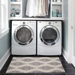 Warson Washable Outdoor Rug Ivory/Brown - Linon -Outdoor Decoration Store GUEST 19aaea30 dcb8 438c 9ab6 257df635e5c3