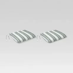 2pk 18" X 15" Monoblock Outdoor Seat Cushions - Jordan Manufacturing -Outdoor Decoration Store GUEST 19c3f245 cbab 4137 9b9a 8e83a587d715