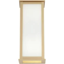 John Timberland Modern Outdoor Wall Light Fixture Warm Gold 12 3/4" Milky White Glass Shade For Exterior Barn Deck House Porch Yard Patio Outside Home -Outdoor Decoration Store GUEST 1aab5830 059a 44b7 b3be dd1e183c72de