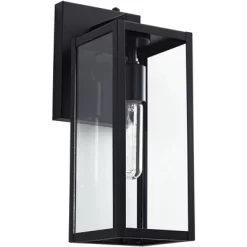 John Timberland Titan Modern Outdoor Wall Light Fixtures Set Of 2 Mystic Black Dusk To Dawn 14" Clear Glass For Post Exterior Barn Deck 11 John Timberland Titan Modern Outdoor Wall Light Fixtures Set Of 2 Mystic Black Dusk To Dawn 14" Clear Glass For Post Exterior Barn Deck -Outdoor Decoration Store GUEST 1ad6e420 259d 4aee ba86 f682a4a95c05