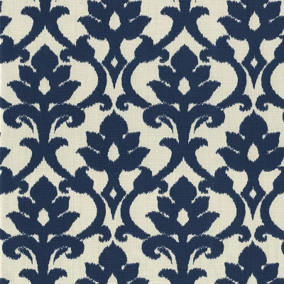 Outdoor Bench Cushion - Blue/White Damask - Pillow Perfect 6 Outdoor Bench Cushion - Blue/White Damask - Pillow Perfect - Image 4