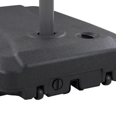 136.8lbs Rectangular Patio Umbrella Base With Wheels Gray - CorLiving 5 136.8lbs Rectangular Patio Umbrella Base With Wheels Gray - CorLiving - Image 3