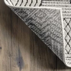 NuLOOM Valerie Textured Geometric Indoor/Outdoor Patio Area Rug -Outdoor Decoration Store GUEST 1d082c80 0a91 4897 acfc 58064566c52f