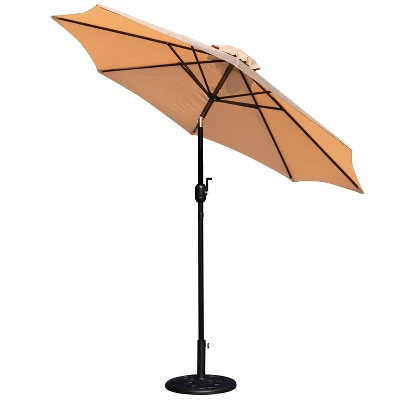 Emma And Oliver Bundled Set - 9 FT Round Umbrella & Universal Cement Waterproof Base 5 Emma And Oliver Bundled Set - 9 FT Round Umbrella & Universal Cement Waterproof Base - Image 3