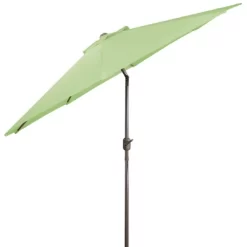 Northlight 9ft Outdoor Patio Market Umbrella With Hand Crank And Tilt, Sage Green -Outdoor Decoration Store GUEST 20fcdec1 7a44 4770 87b8 dedebe66e606