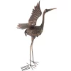 Flying Crane Garden Statue - Lawn Ornament - Handcrafted Bird Decor - Easy To Assemble Metal Yard Art With Stakes Included By Pure Garden -Outdoor Decoration Store GUEST 21df08b2 ab0d 4d58 8132 c4c13b46ac00