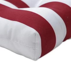 Outdoor/Indoor Loveseat Cushion Midland Americana Red - Pillow Perfect
