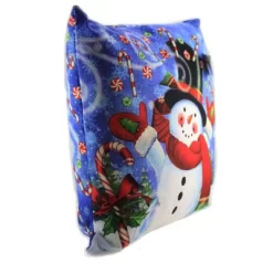 Christmas 17.0" Candy Cane Snowman Pillow Indoor/Outdoor Custom Decor - Decorative Pillow -Outdoor Decoration Store GUEST 25c541bd 53d2 459e 994d 1d9c312e09c6
