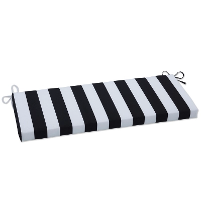 Cabana Stripe Outdoor Bench Cushion - Pillow Perfect 6 Cabana Stripe Outdoor Bench Cushion - Pillow Perfect - Image 4