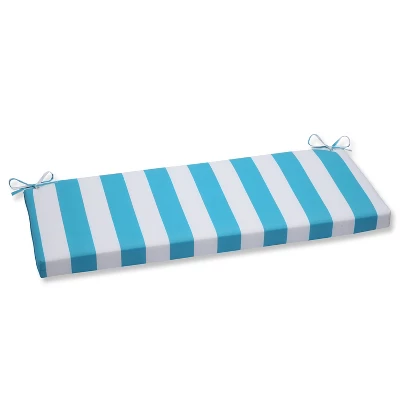 Cabana Stripe Outdoor Bench Cushion - Pillow Perfect 7 Cabana Stripe Outdoor Bench Cushion - Pillow Perfect - Image 5
