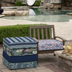 24" X 24" ProFoam Outdoor Deep Seat Bottom Cushion - Clark Blue - Arden Selections 10 24" X 24" ProFoam Outdoor Deep Seat Bottom Cushion - Clark Blue - Arden Selections -Outdoor Decoration Store GUEST 2795a9ee 76d1 43bf 821b db174a67faa8