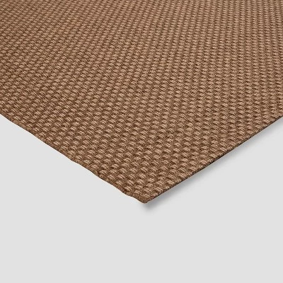 Basketweave Outdoor Rug Hickory - Smith & Hawken 3 Basketweave Outdoor Rug Hickory - Smith & Hawken