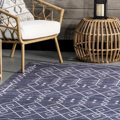 NuLOOM Lanell Bohemian Machine Washable Indoor/Outdoor Patio Area Rug 10 NuLOOM Lanell Bohemian Machine Washable Indoor/Outdoor Patio Area Rug - Image 8