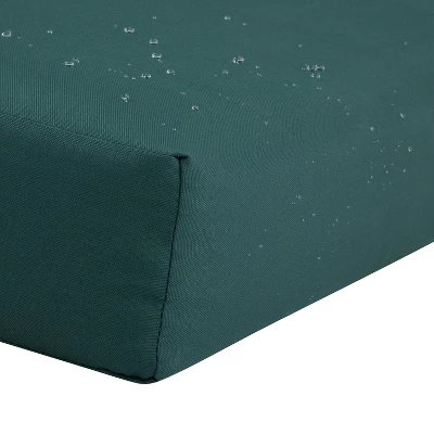 25" X 22" X 4" Ravenna Water-Resistant Patio Back Cushion Mallard Green - Classic Accessories 6 25" X 22" X 4" Ravenna Water-Resistant Patio Back Cushion Mallard Green - Classic Accessories - Image 4