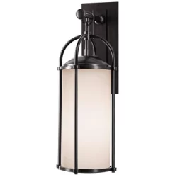 Generation Lighting Dakota Espresso 20 3/4" High Outdoor Wall Light