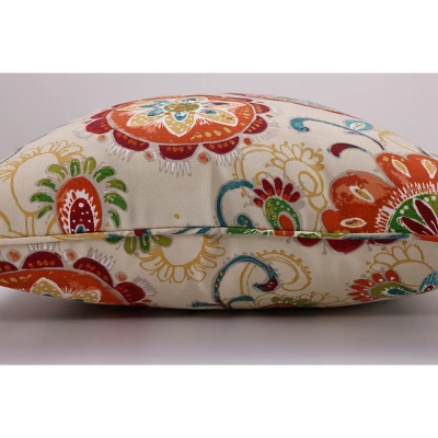 Set Of 2 Outdoor/Indoor 18.5" Throw Pillow Fanfare Sonoma - Pillow Perfect 3 Set Of 2 Outdoor/Indoor 18.5" Throw Pillow Fanfare Sonoma - Pillow Perfect