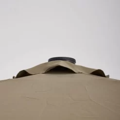 9' X 9' Solar LED Patio Umbrella With Tilt Adjustment And Crank Lift Brown - Wellfor 16 9' X 9' Solar LED Patio Umbrella With Tilt Adjustment And Crank Lift Brown - Wellfor -Outdoor Decoration Store GUEST 2e36196e 066a 4560 a3be 6edf3f1d5b67