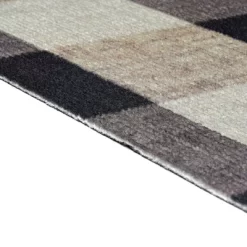6' X 8' Gingham Outdoor Rug Black/Taupe - Foss Floors -Outdoor Decoration Store GUEST 2e9bccb4 bd1e 4e49 a28e eb66307ed131