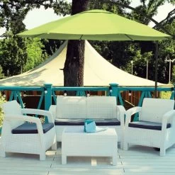 Nature Spring Offset Patio Umbrella - 10' Lime Green -Outdoor Decoration Store GUEST 2ec81cd7 f6a0 4fe7 9ae0 07175c60a950